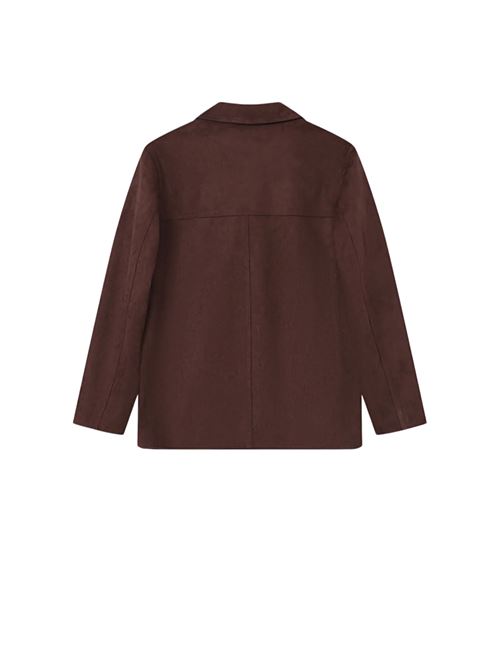 Giacca sartoriale in suede Grace & Mila | FW25111020CHOC